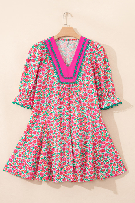 Annika Bubble Sleeve Mini Dress