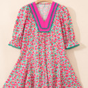  Annika Bubble Sleeve Mini Dress
