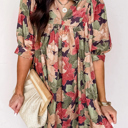  Annika Half Sleeve Mini Dress