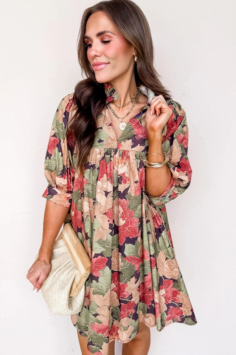 Annika Half Sleeve Mini Dress