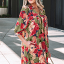  Annika Half Sleeve Mini Dress