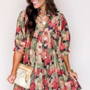 Annika Half Sleeve Mini Dress