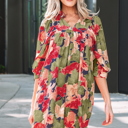  Annika Half Sleeve Mini Dress