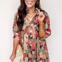  Annika Half Sleeve Mini Dress