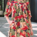  Annika Half Sleeve Mini Dress