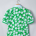  Antonella Collar Short Sleeve Blouse