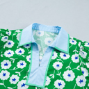  Antonella Collar Short Sleeve Blouse