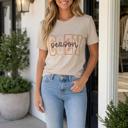 Khaki Small April "Cozy Season" Tee