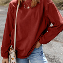  Araceli Ribbed Corduroy Oversized Sweatshirt