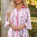 Araceli Ruffled Half Sleeve Shirt