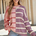 Araya Stripe Oversized Sweater