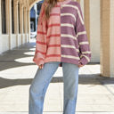  Araya Stripe Oversized Sweater