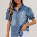  Ariana Short Sleeve Snap Shirt