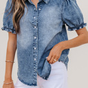  Ariana Short Sleeve Snap Shirt