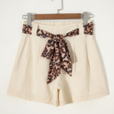  Ariel Pleated Wide Leg Shorts