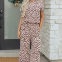 Pink Small Ariya Print Casual Lounge Set