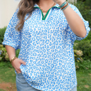  Arlet Neckline Half Sleeve PLUS Blouse