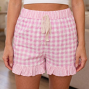  Arleth Detail Lace Tie Shorts