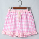 Arleth Detail Lace Tie Shorts