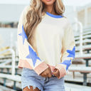  Ashaora Exposed Seam Oversized Sweatshirt