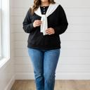  Ashlei Solid Placket PLUS Sweatshirt