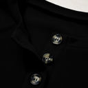  Ashlei Solid Placket PLUS Sweatshirt