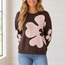  Ashlie Dropped Shoulder Casual Sweater