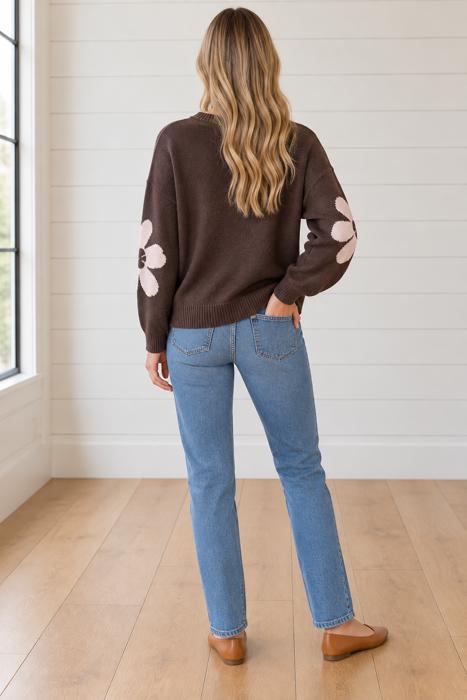 Ashlie Dropped Shoulder Casual Sweater