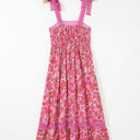  Ashlyn Floral Lace Tied Strap Empire Waist Maxi Dress