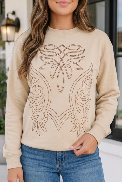 Ashlyn Long Sleeve Sweatshirt Long Sleeve Top