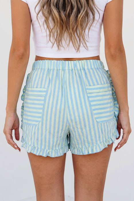 Aspen Ruffle Trim Casual Shorts