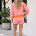  Aubree Shorts 2pcs Set Long Sleeve Top