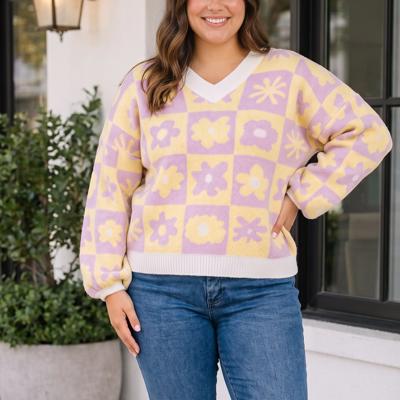 Aubri Long Sleeve Sweater Long Sleeve PLUS Top
