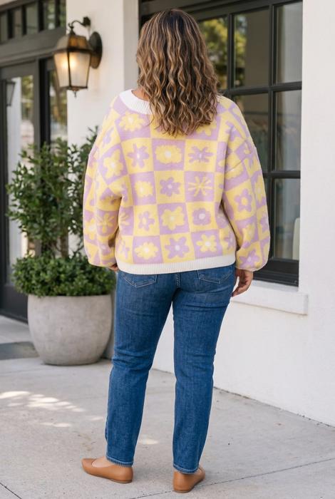 Aubri Long Sleeve Sweater Long Sleeve PLUS Top