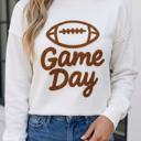  Aubri Pattern Crewneck Sweatshirt