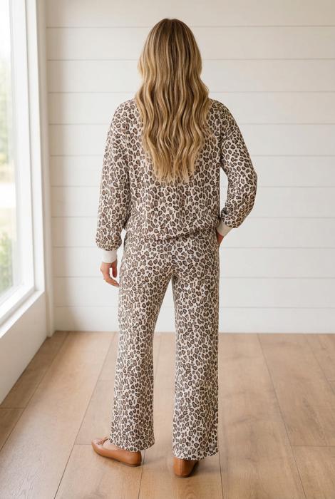 Aubrianna Colorblock Details Pant Set