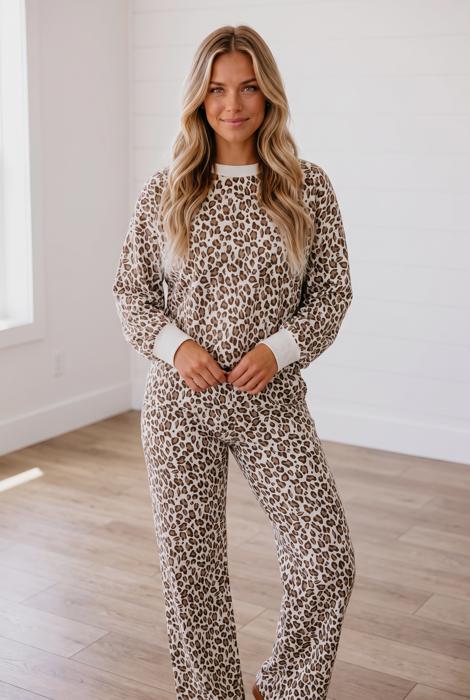 Aubrianna Colorblock Details Pant Set