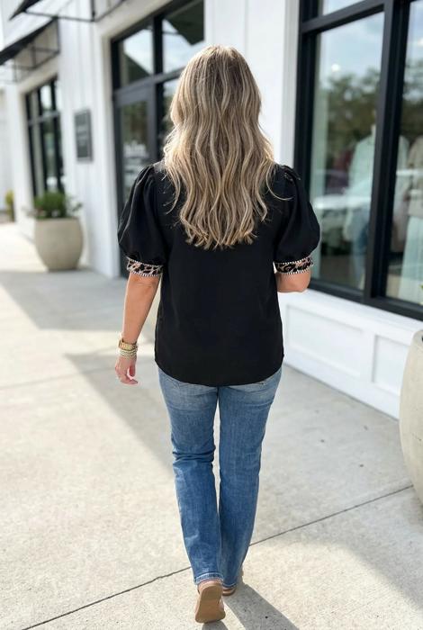 Aubrianna Trim Down Shirt