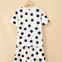  Aurelia Dot Short Sleeve Top Set