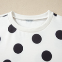  Aurelia Dot Short Sleeve Top Set