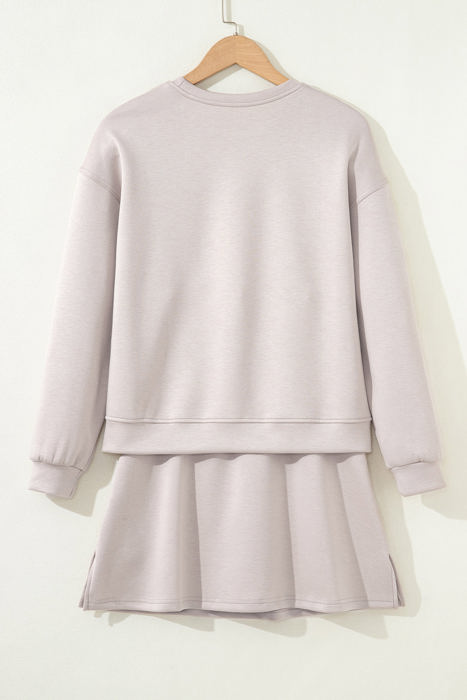 Ava Pullover Drawstring Mini Skirt