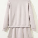  Ava Pullover Drawstring Mini Skirt