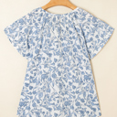  Avianna Print Fantasy Fluttering Blouse