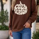  Avianna Season Pumpkin Graphic Sweatshirt