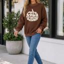  Avianna Season Pumpkin Graphic Sweatshirt