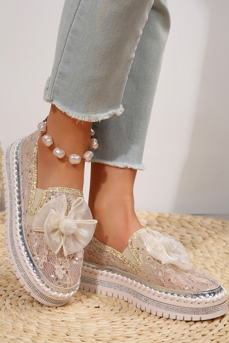Ayah Breathable Lace Loafer Shoes