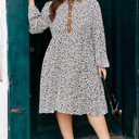  Ayah Sleeve Loose Mini PLUS Dress