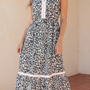  Ayla Trim Sleeveless Midi Dress