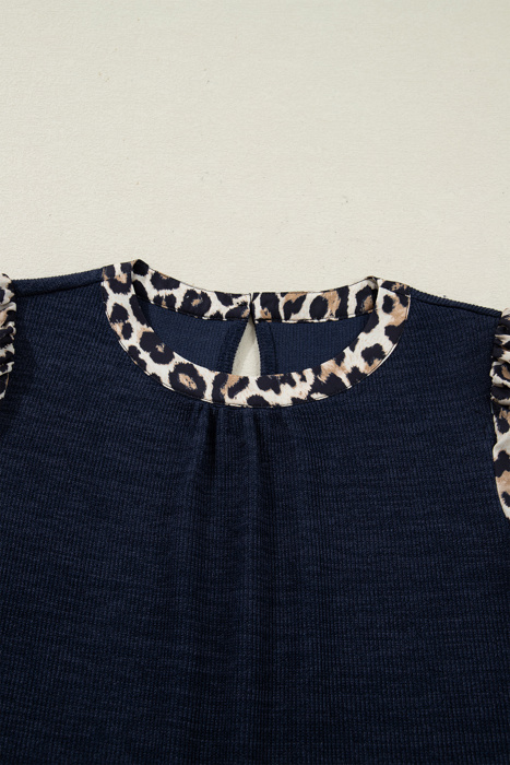 Ayra Patchwork Short Sleeve Top