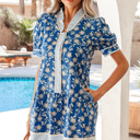  Azalea Short Sleeve Floral Dress